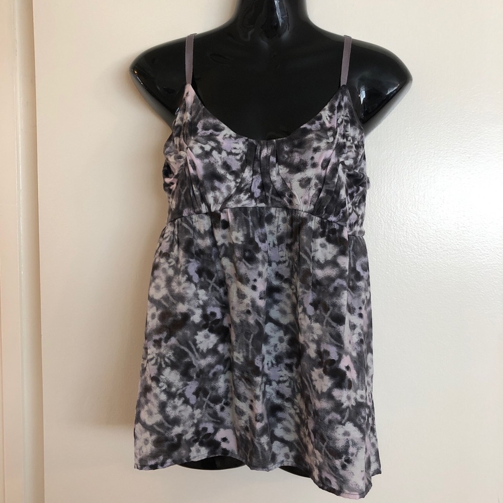 Urban Outfitters Black/Purple Tank Top- Size L